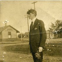 Wilfred Duffus (Standing with Flowers)